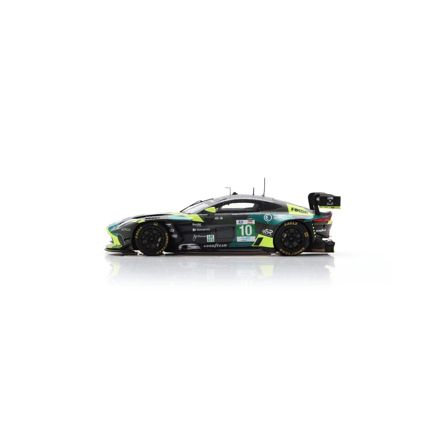 Spark S9289 1:43 - ASTON MARTIN Vantage AMR LMGT3 N°10 - RACING SPIRIT OF LEMAN - Le Mans 24H 2025 D. Deboer - V. Hasse Clot - E. Barrichello 