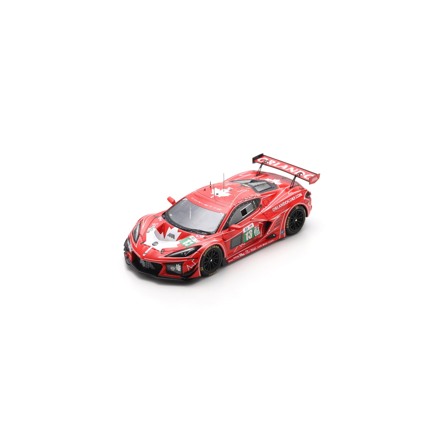 Spark S9290 1:43 - CORVETTE Z06 LMGT3.R N°13 - AWA RACING - Le Mans 24H 2025  O. Fidani - L. Kern - M. Bell