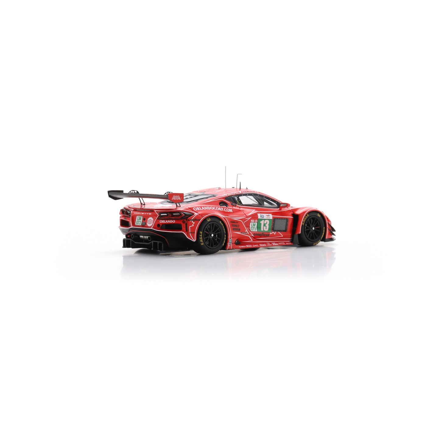 Spark S9290 1:43 - CORVETTE Z06 LMGT3.R N°13 - AWA RACING - Le Mans 24H 2025  O. Fidani - L. Kern - M. Bell