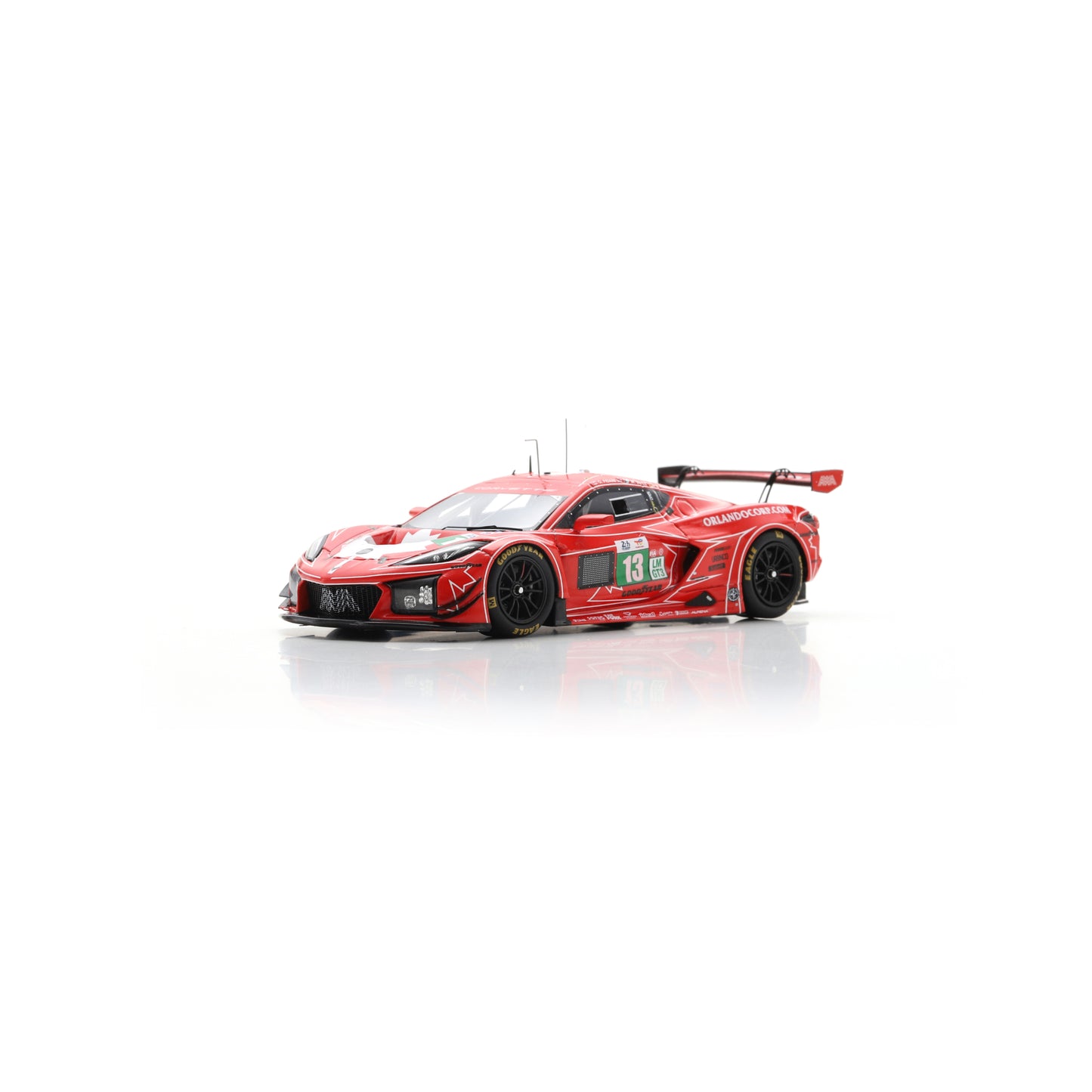 Spark S9290 1:43 - CORVETTE Z06 LMGT3.R N°13 - AWA RACING - Le Mans 24H 2025  O. Fidani - L. Kern - M. Bell