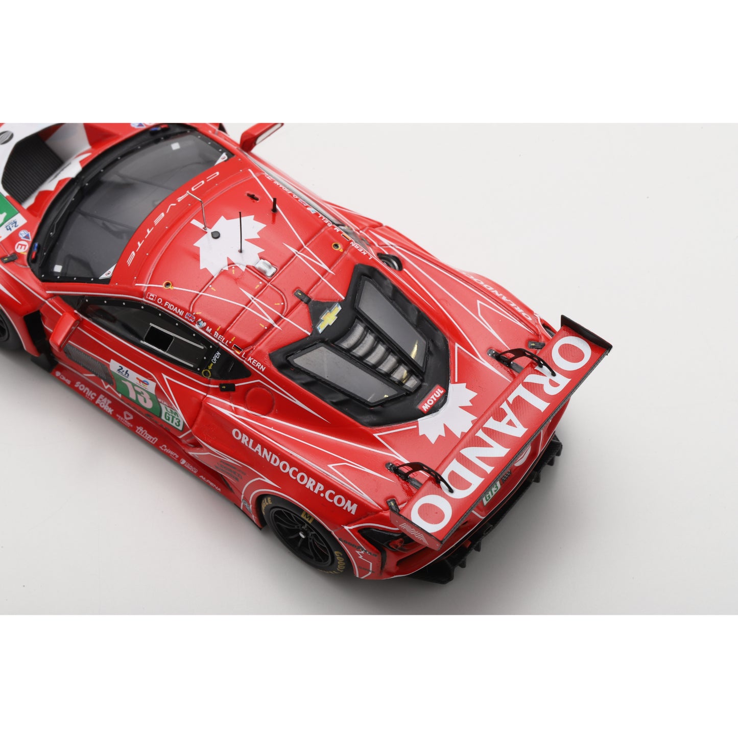 Spark S9290 1:43 - CORVETTE Z06 LMGT3.R N°13 - AWA RACING - Le Mans 24H 2025  O. Fidani - L. Kern - M. Bell