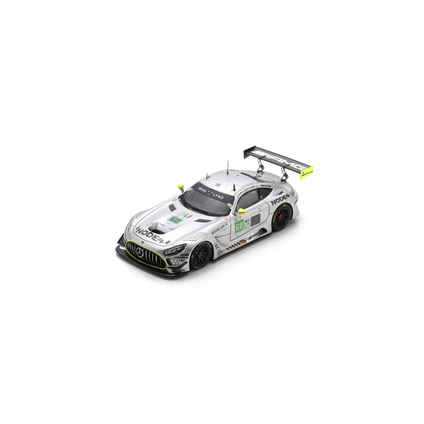 Spark S9296 1:43 - MERCEDES-AMG LMGT3 N°60 - IRON LYNX - Le Mans 24H 2025  A. Gilbert - L. Hanafin - F. Rueda