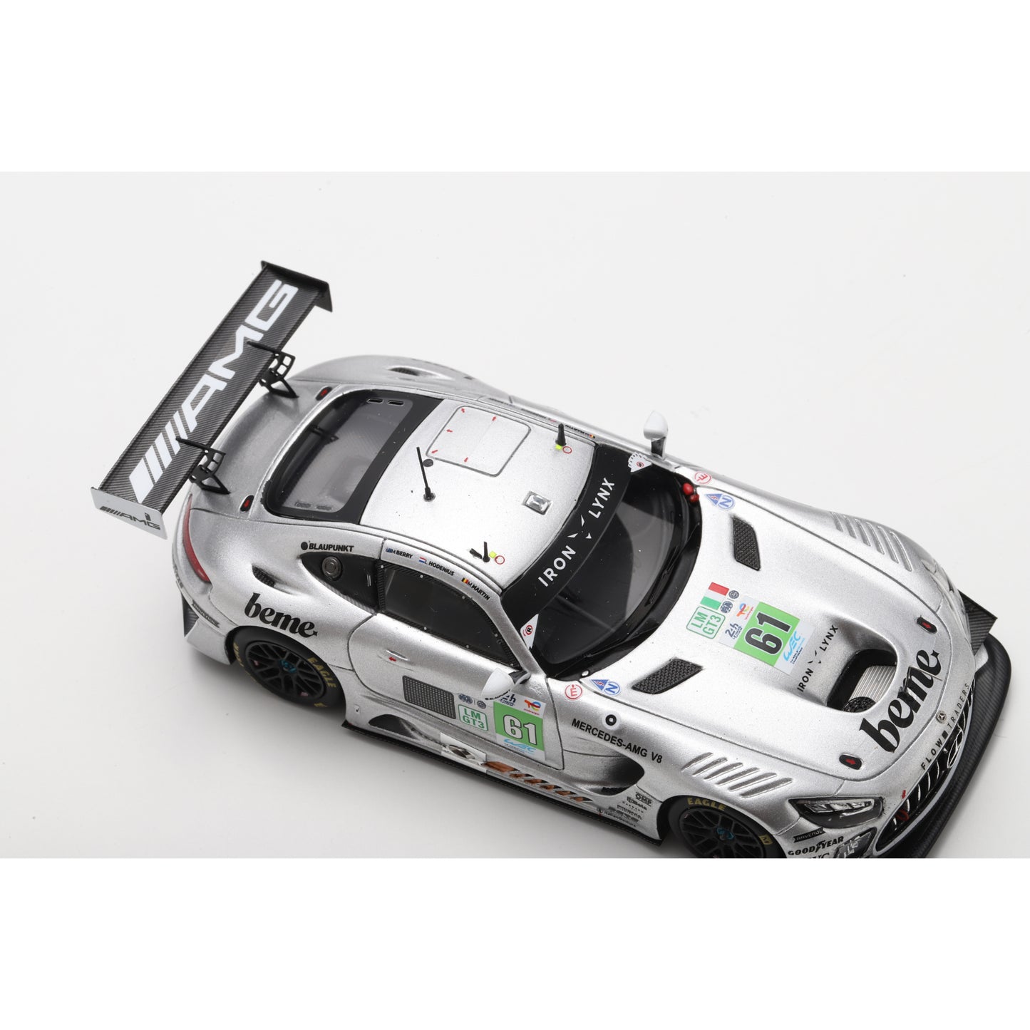 Spark S9297 1:43 - MERCEDES-AMG LMGT3 N°61 - IRON LYNX - Le Mans 24H 2025 M. Berry - L. Hodenius - M. Martin