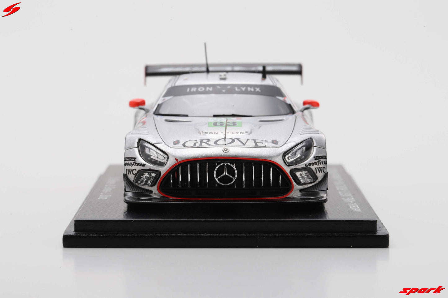 PRE-ORDER - Spark S9298 1:43 - MERCEDES-AMG LMGT3 N°63 - IRON LYNX - Le Mans 24H 2025 S. Grove - B. Grove - L. Stolz 