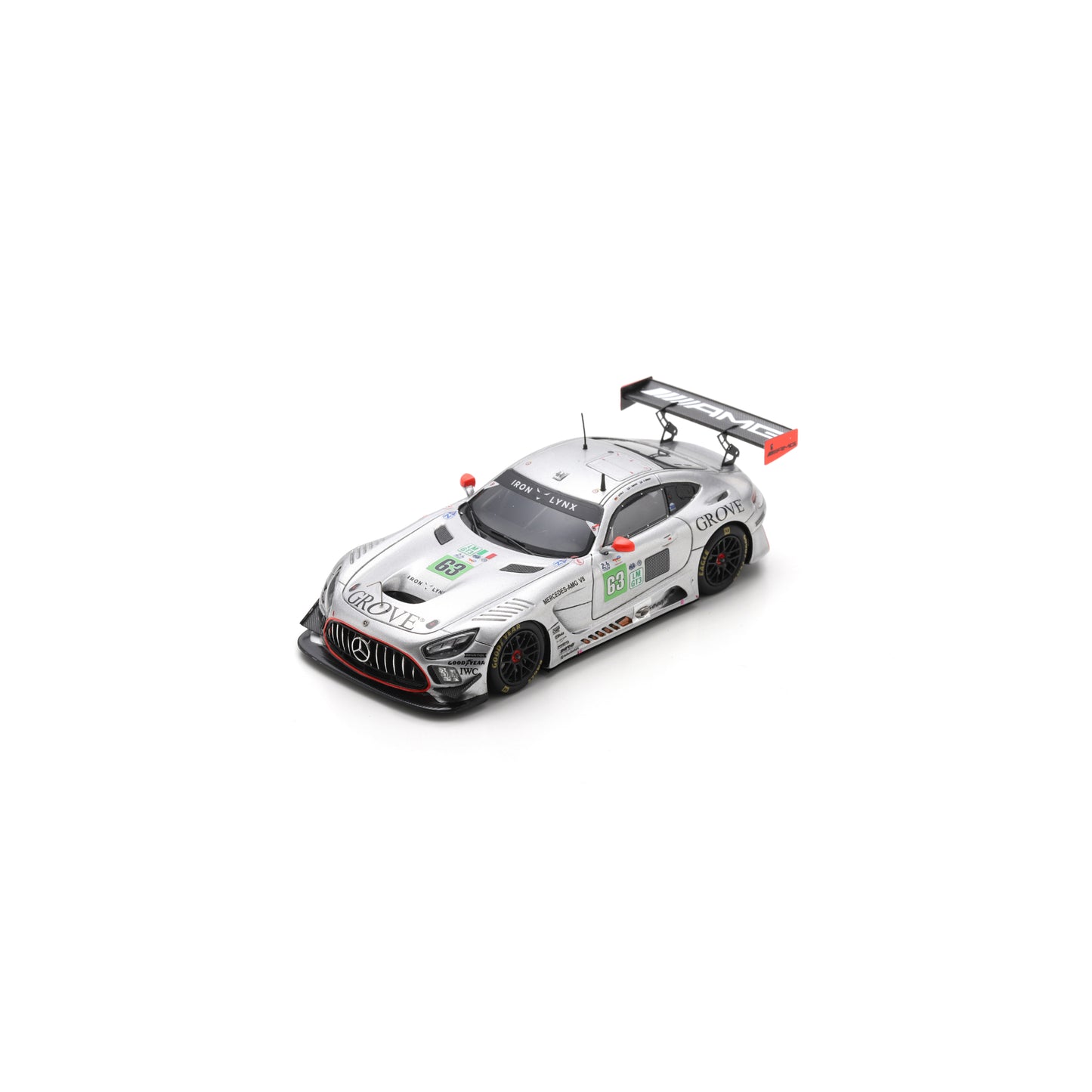 Spark S9298 1:43 - MERCEDES-AMG LMGT3 N°63 - IRON LYNX - Le Mans 24H 2025  S. Grove - B. Grove - L. Stolz