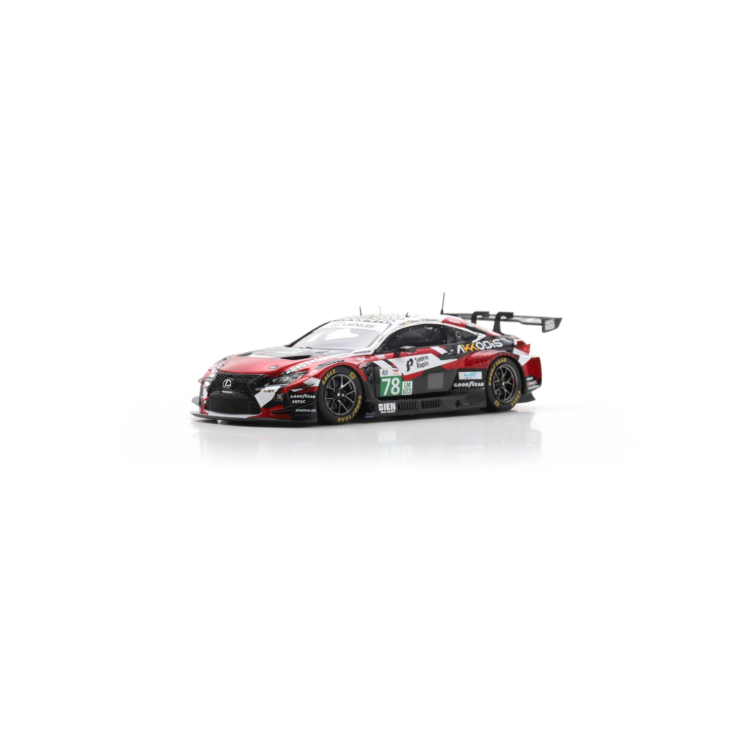 PRECOMMANDE - Spark S9300 1:43 - LEXUS RC F LMGT3 N°78 - AKKODIS ASP TEAM - Le Mans 2025 24H A. Robin - J. Hawksworth - F. Gehrsitz