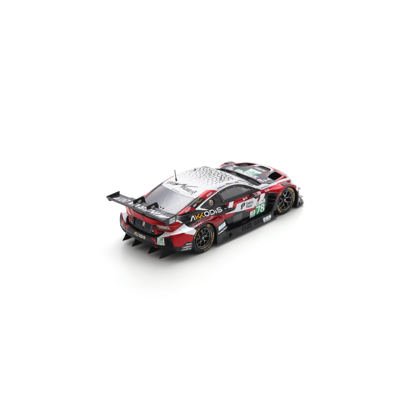 PRECOMMANDE - Spark S9300 1:43 - LEXUS RC F LMGT3 N°78 - AKKODIS ASP TEAM - Le Mans 2025 24H A. Robin - J. Hawksworth - F. Gehrsitz