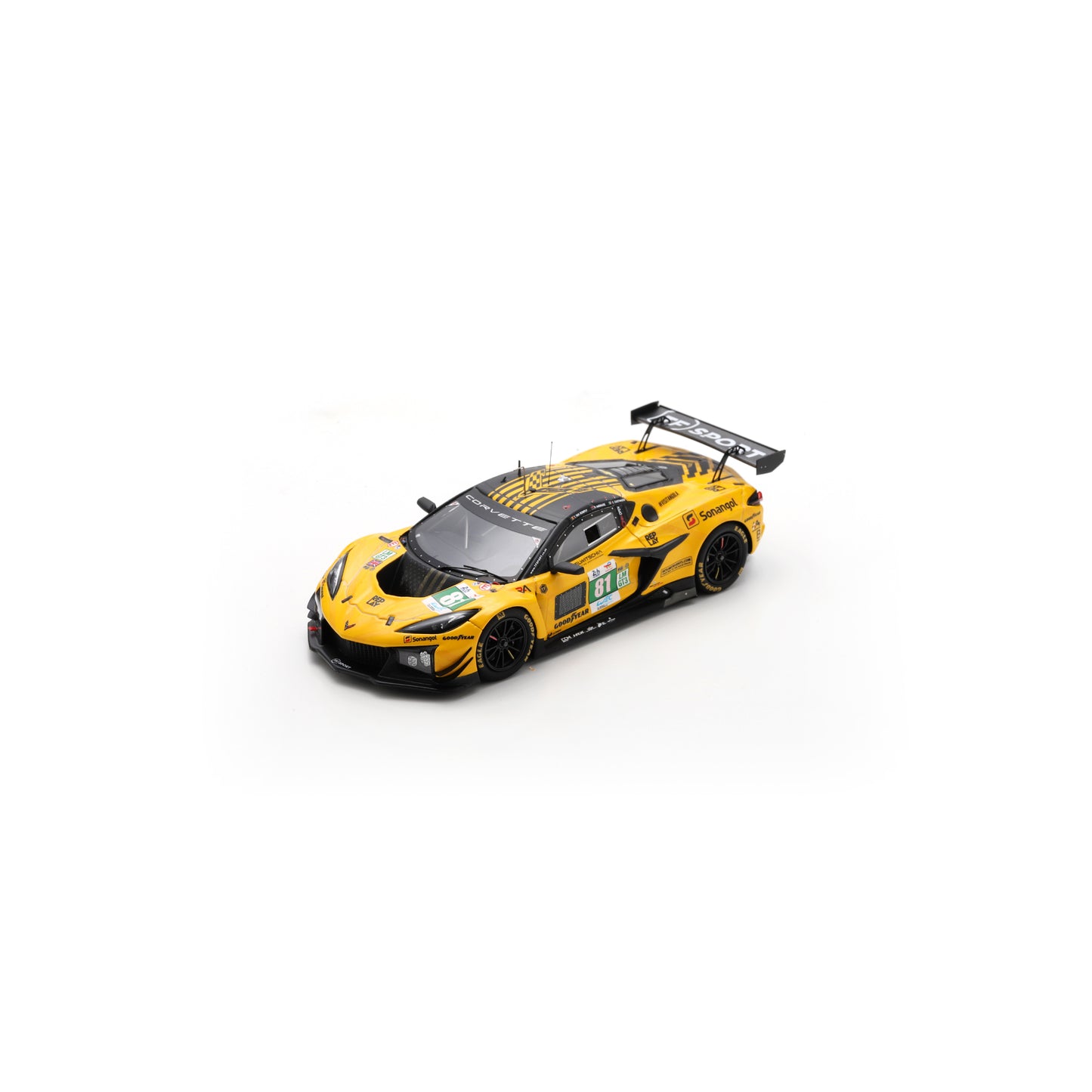 Spark S9301 1:43 - CORVETTE Z06 LMGT3.RN°81 - TF SPORT - 3rd LMGT3 class Le Mans 24H 2025 T. Van Rompuy - R. Andrade - C. Eastwood 