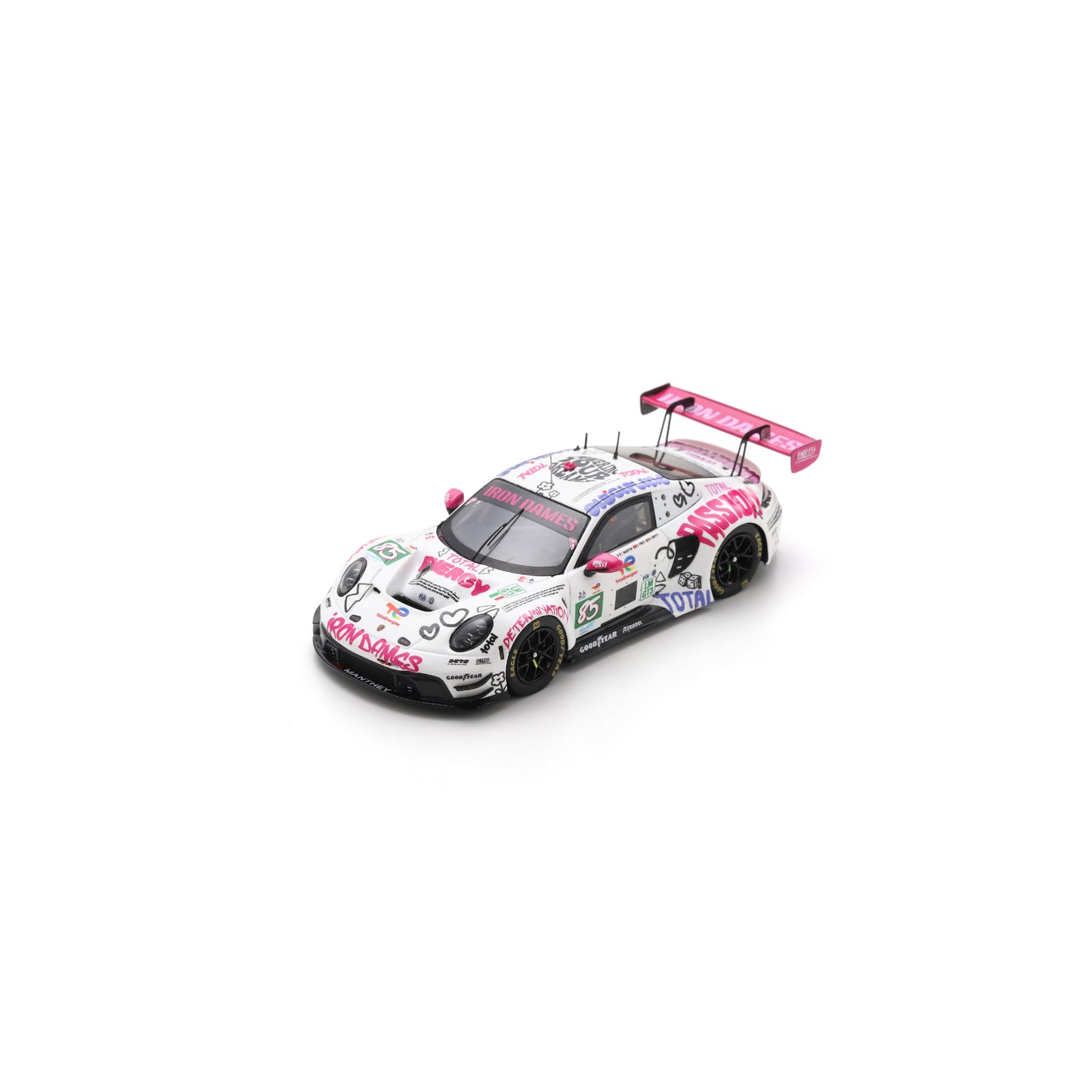 PRE-ORDER - Spark S9302 1:43 - PORSCHE 911 GT3 R LMGT3 N°85 - IRON DAMES - Le Mans 24H 2025 C. Martin - R. Frey - S. Bovy 