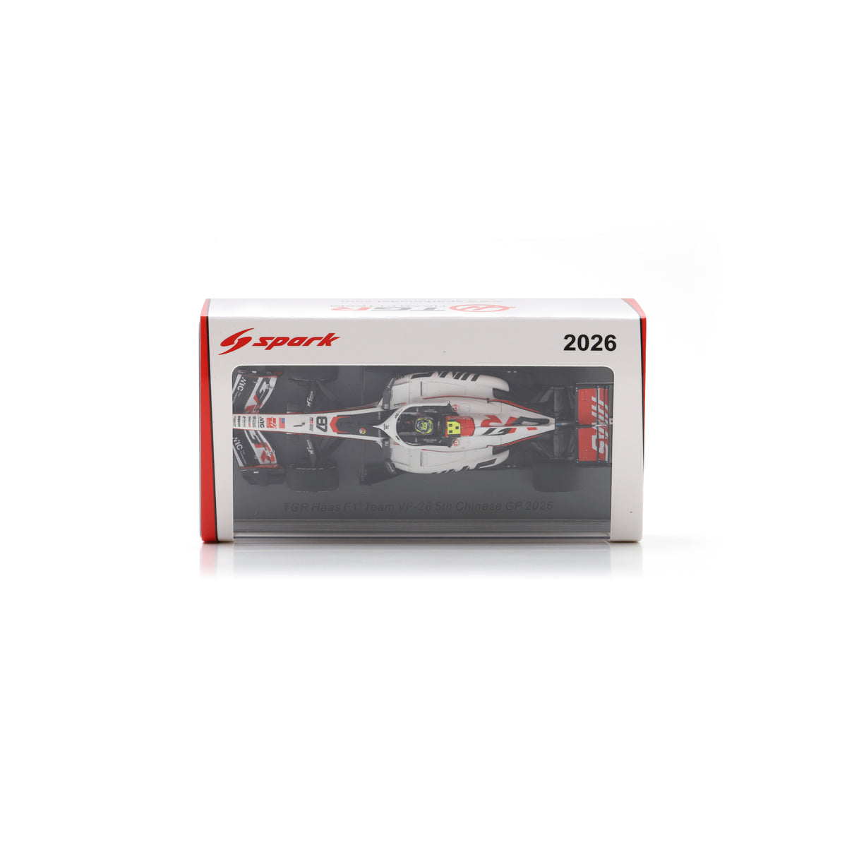 Spark S9377 1:43 - TGR Haas F1 Team VF-26 No.87 5th Chinese GP 2026 Oliver Bearman