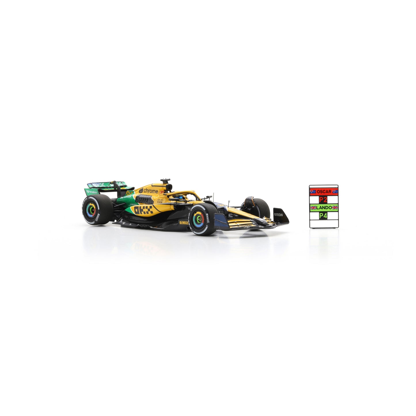Spark S9539 1:43 - McLaren Formula 1 Team MCL38 No.81 2nd Monaco GP 2024 Oscar Piastri