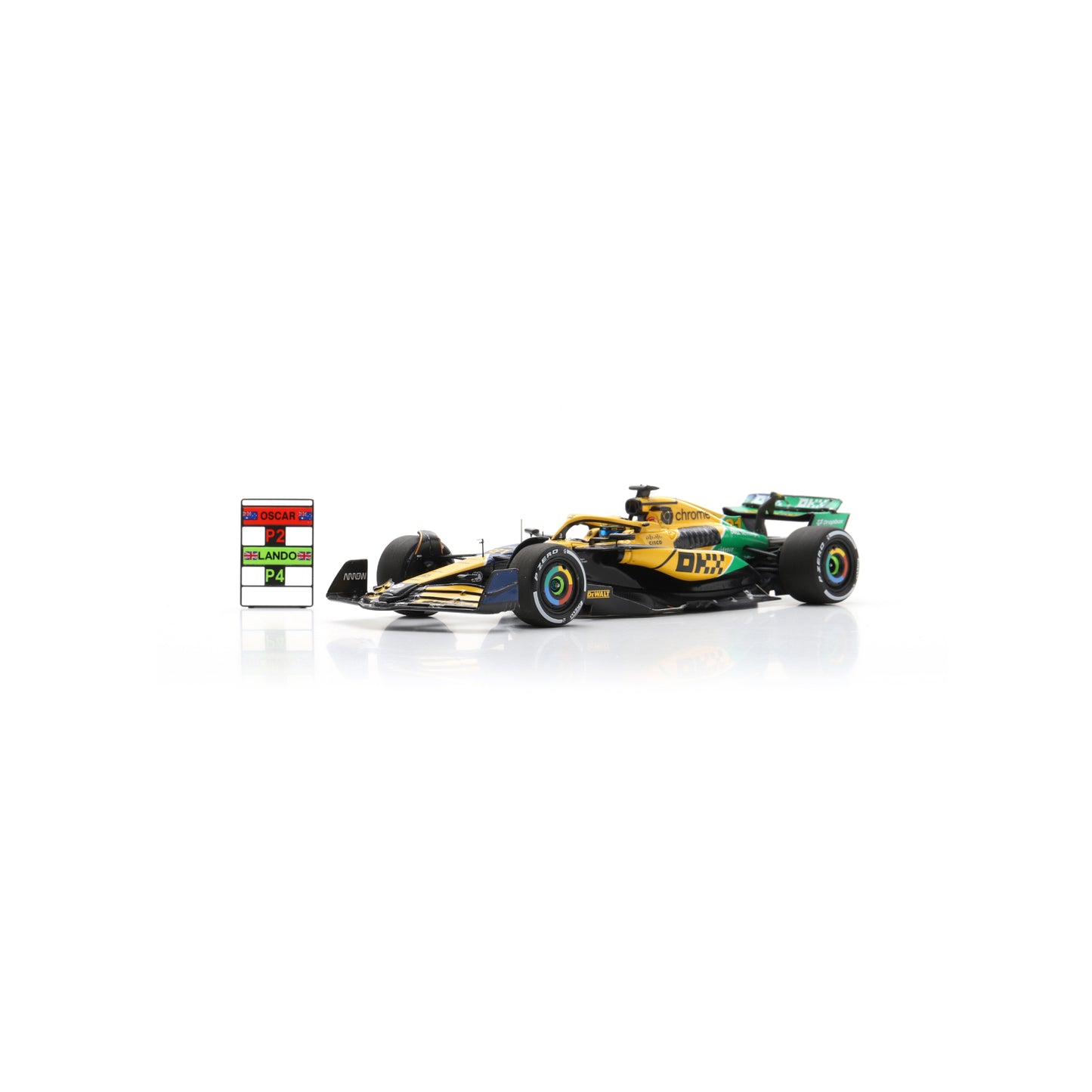 Spark S9539 1:43 - McLaren Formula 1 Team MCL38 No.81 2nd Monaco GP 2024 Oscar Piastri