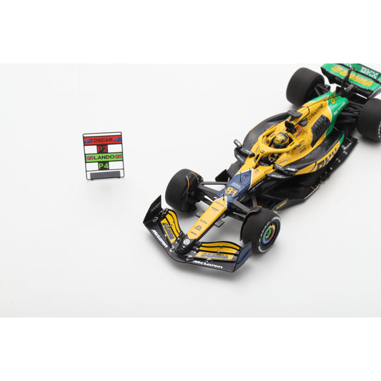 Spark S9539 1:43 - McLaren Formula 1 Team MCL38 No.81 2nd Monaco GP 2024 Oscar Piastri