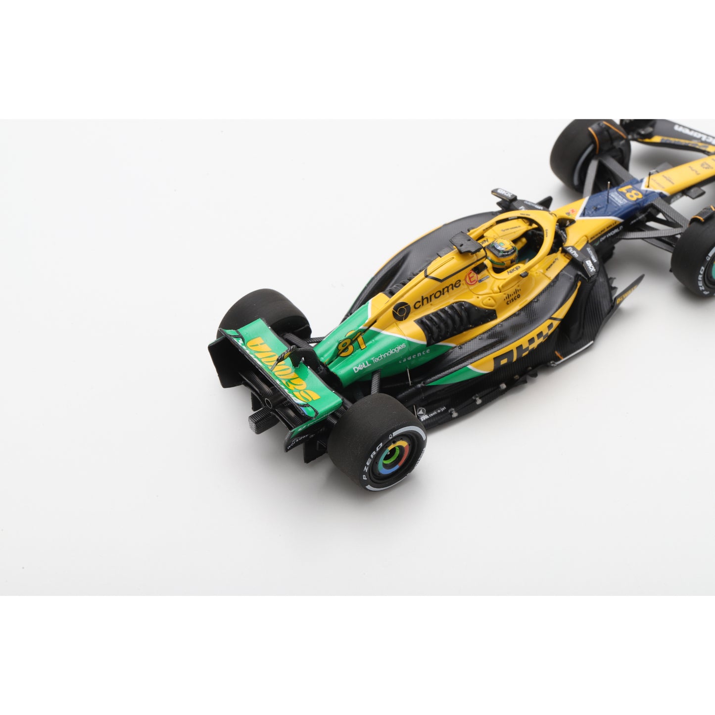 Spark S9539 1:43 - McLaren Formula 1 Team MCL38 No.81 2nd Monaco GP 2024 Oscar Piastri