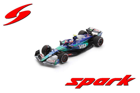 Spark S9548 1:43 - Visa Cash App RB F1 Team VCARB 01 No.22 Visa Cash App RB F1 Team 9th Las Vegas GP 2024 Yuki Tsunoda