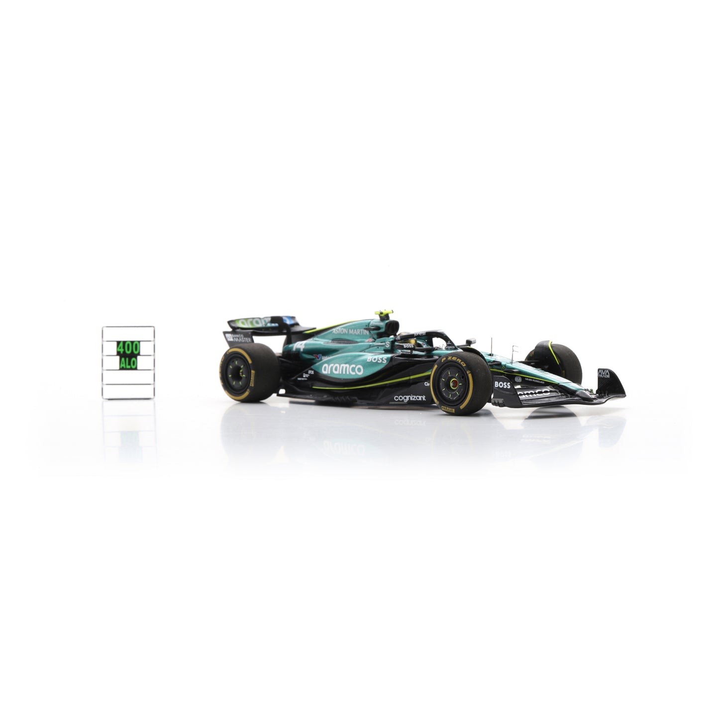 Spark S9553 1:43 - Aston Martin AMR24 Aston Martin Aramco F1 Team No.14 Mexican GP 2024 Fernando Alonso