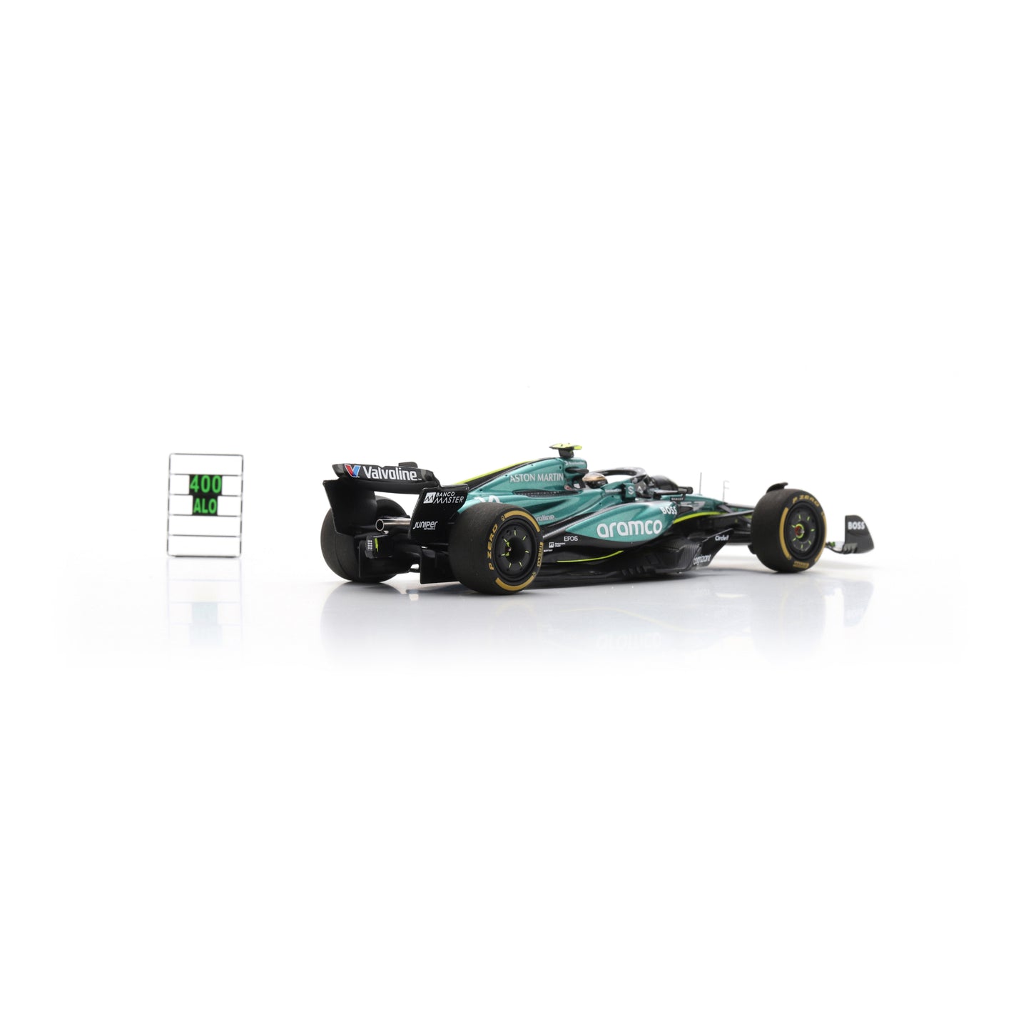 Spark S9553 1:43 - Aston Martin AMR24 Aston Martin Aramco F1 Team No.14 Mexican GP 2024 Fernando Alonso