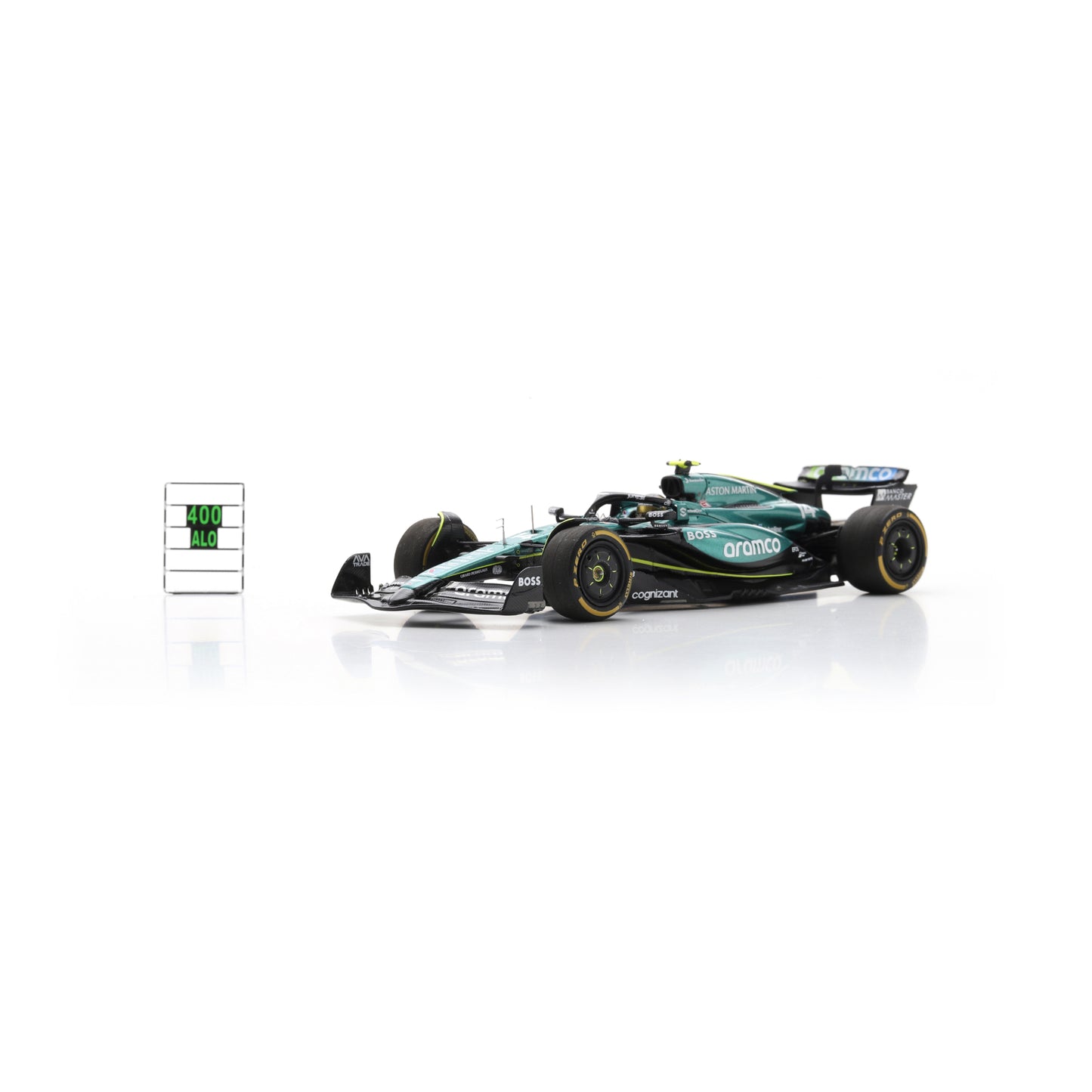 Spark S9553 1:43 - Aston Martin AMR24 Aston Martin Aramco F1 Team No.14 Mexican GP 2024 Fernando Alonso
