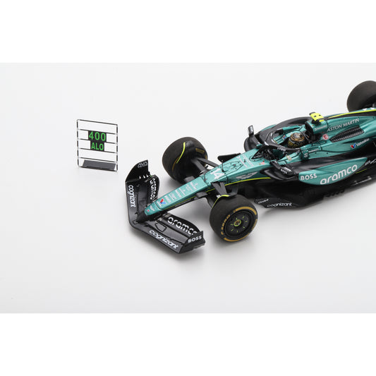 Spark S9553 1:43 - Aston Martin AMR24 Aston Martin Aramco F1 Team No.14 Mexican GP 2024 Fernando Alonso