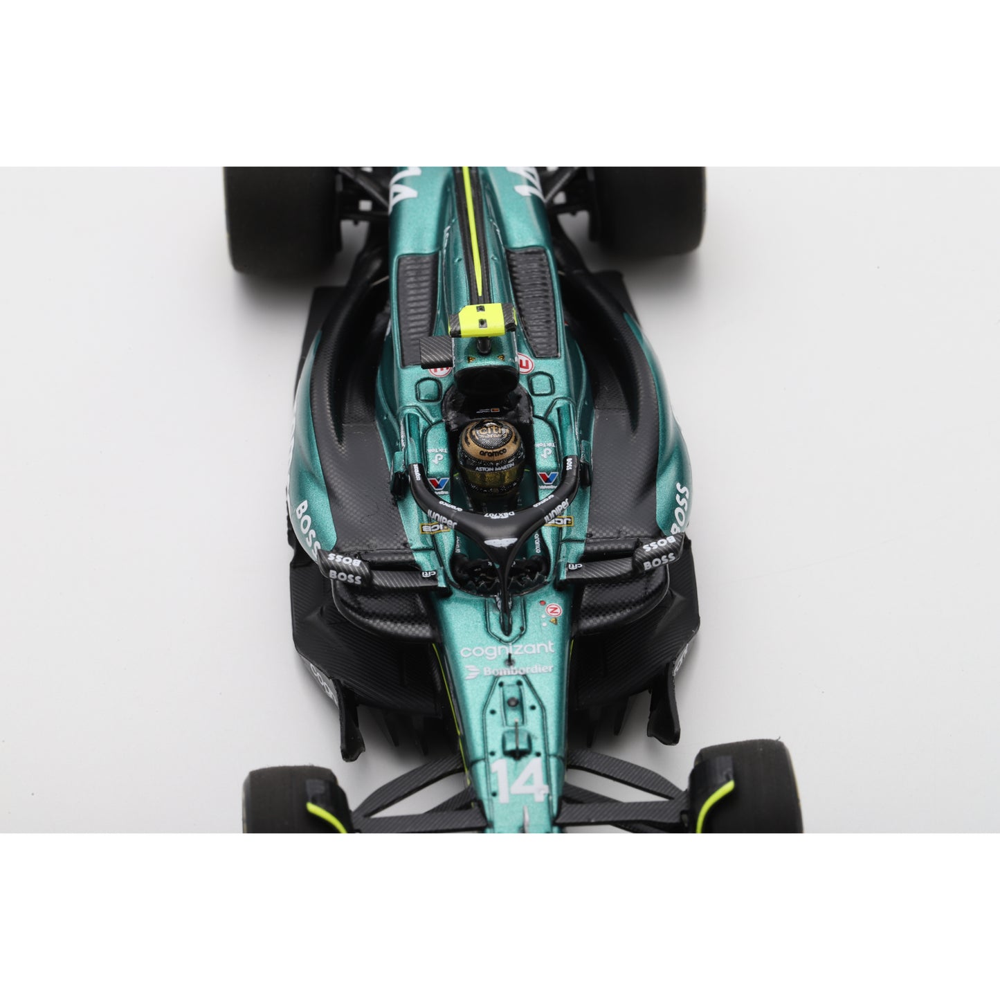 Spark S9553 1:43 - Aston Martin AMR24 Aston Martin Aramco F1 Team No.14 Mexican GP 2024 Fernando Alonso