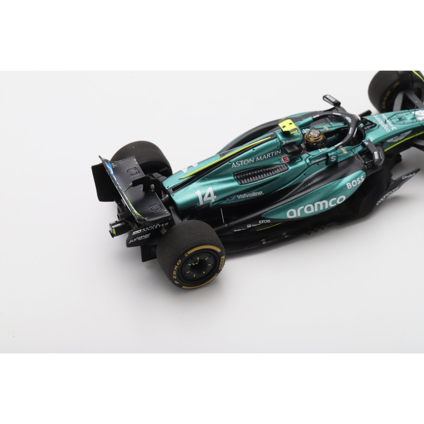 Spark S9553 1:43 - Aston Martin AMR24 Aston Martin Aramco F1 Team No.14 Mexican GP 2024 Fernando Alonso
