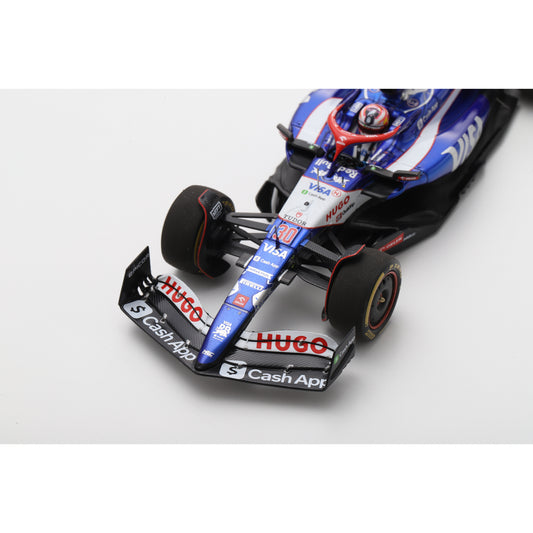 Spark S9558 1:43 - Visa Cash App RB Formula One Team VCARB 01 No.30 9th US GP 2024 Liam Lawson