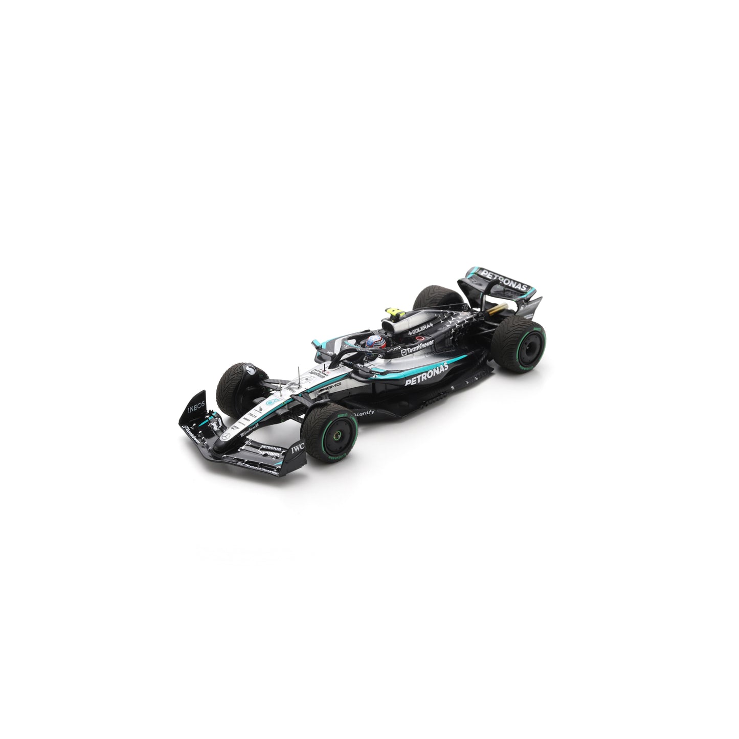 Spark S9573 1:43 - Mercedes W16 No. 12 Mercedes-AMG PETRONAS Formula One Team 4th Australian GP 2025 Kimi Antonelli