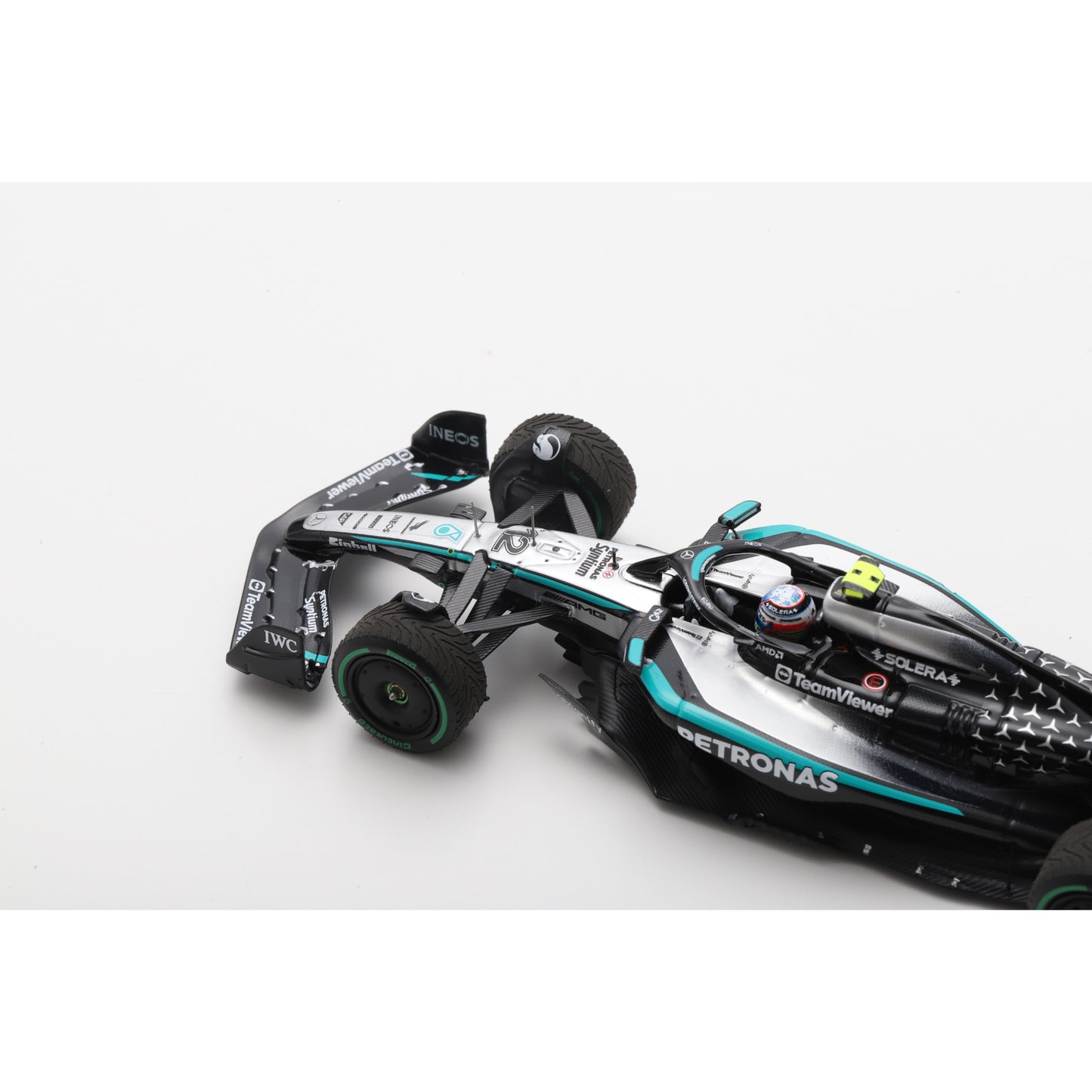 Spark S9573 1:43 - Mercedes W16 No. 12 Mercedes-AMG PETRONAS Formula One Team 4th Australian GP 2025 Kimi Antonelli