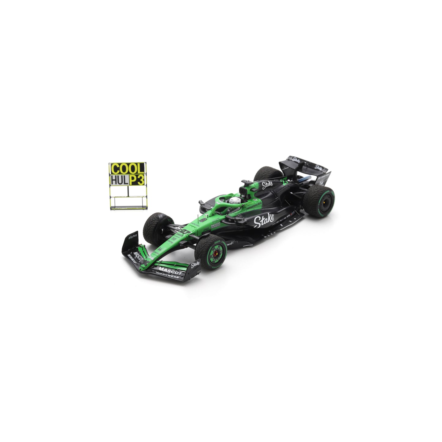 Spark S9578 1:43 - Kick Sauber C45 No.27 Stake F1 Team Kick Sauber 3rd British GP 2025 Nico Hulkenberg