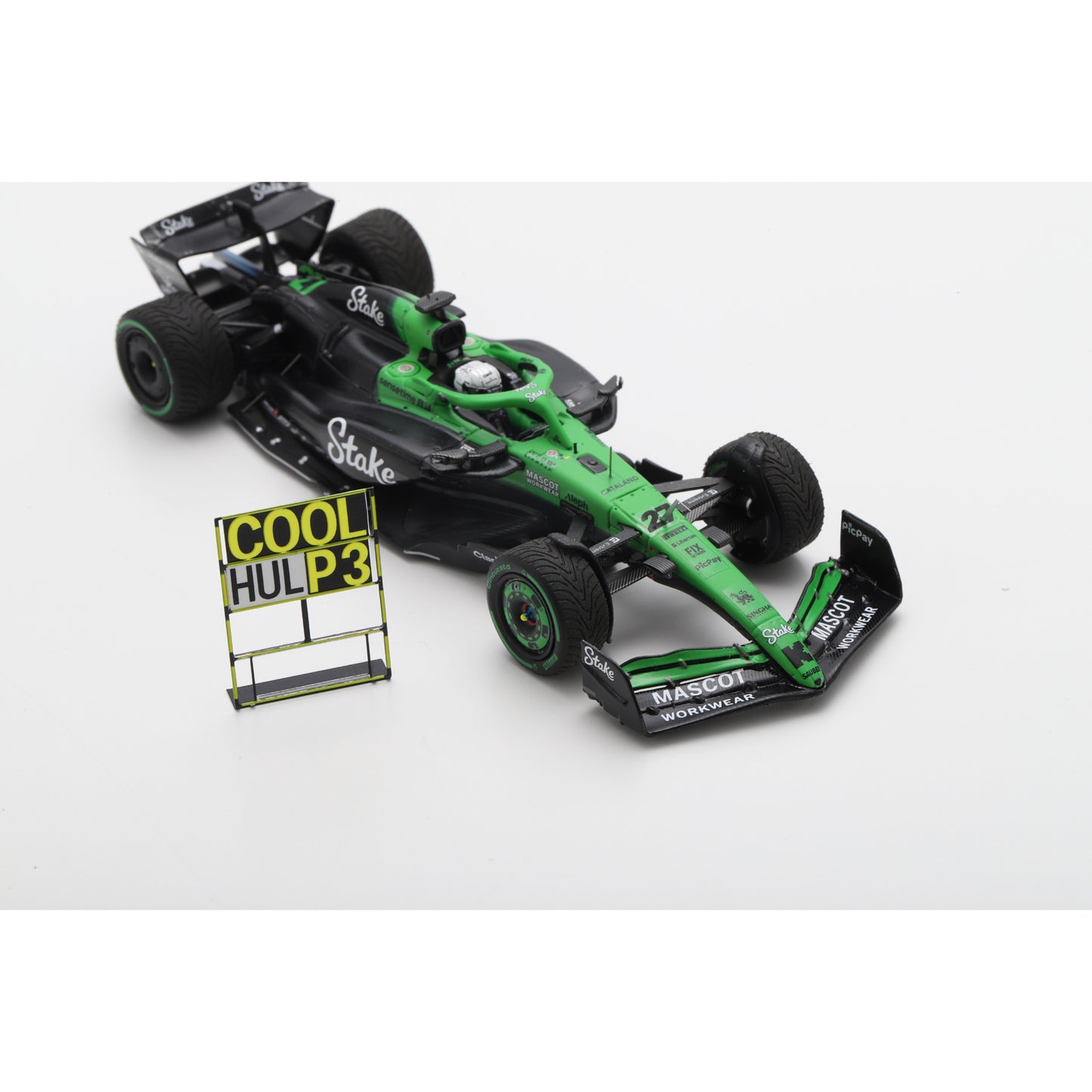 Spark S9578 1:43 - Kick Sauber C45 No.27 Stake F1 Team Kick Sauber 3rd British GP 2025 Nico Hulkenberg