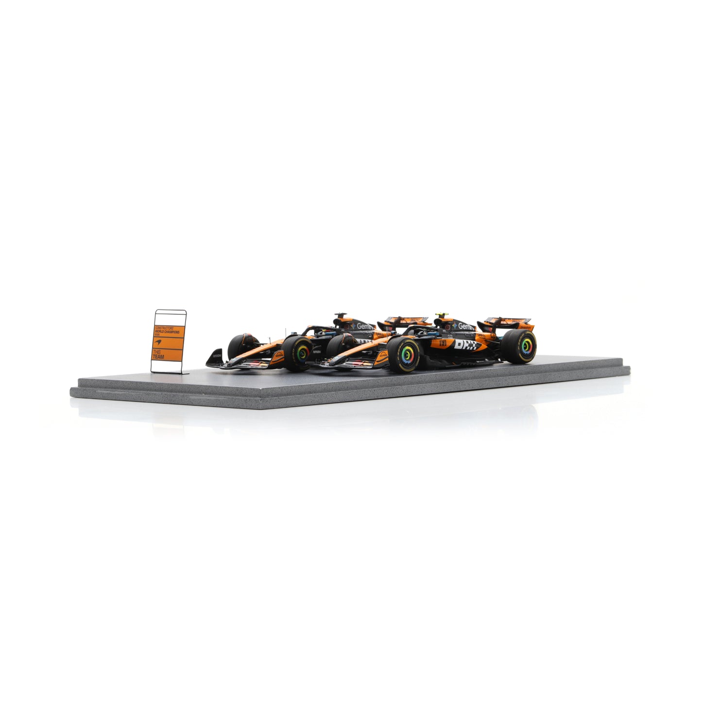 PRE-ORDER - Spark S9590 1:43 - McLaren MCL39 No.4 &amp; No.81 Formula 1 Constructors' Champion 2025 Lando Norris &amp; Oscar Piastri