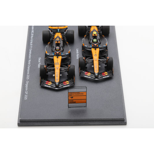 PRE-ORDER - Spark S9590 1:43 - McLaren MCL39 No.4 &amp; No.81 Formula 1 Constructors' Champion 2025 Lando Norris &amp; Oscar Piastri