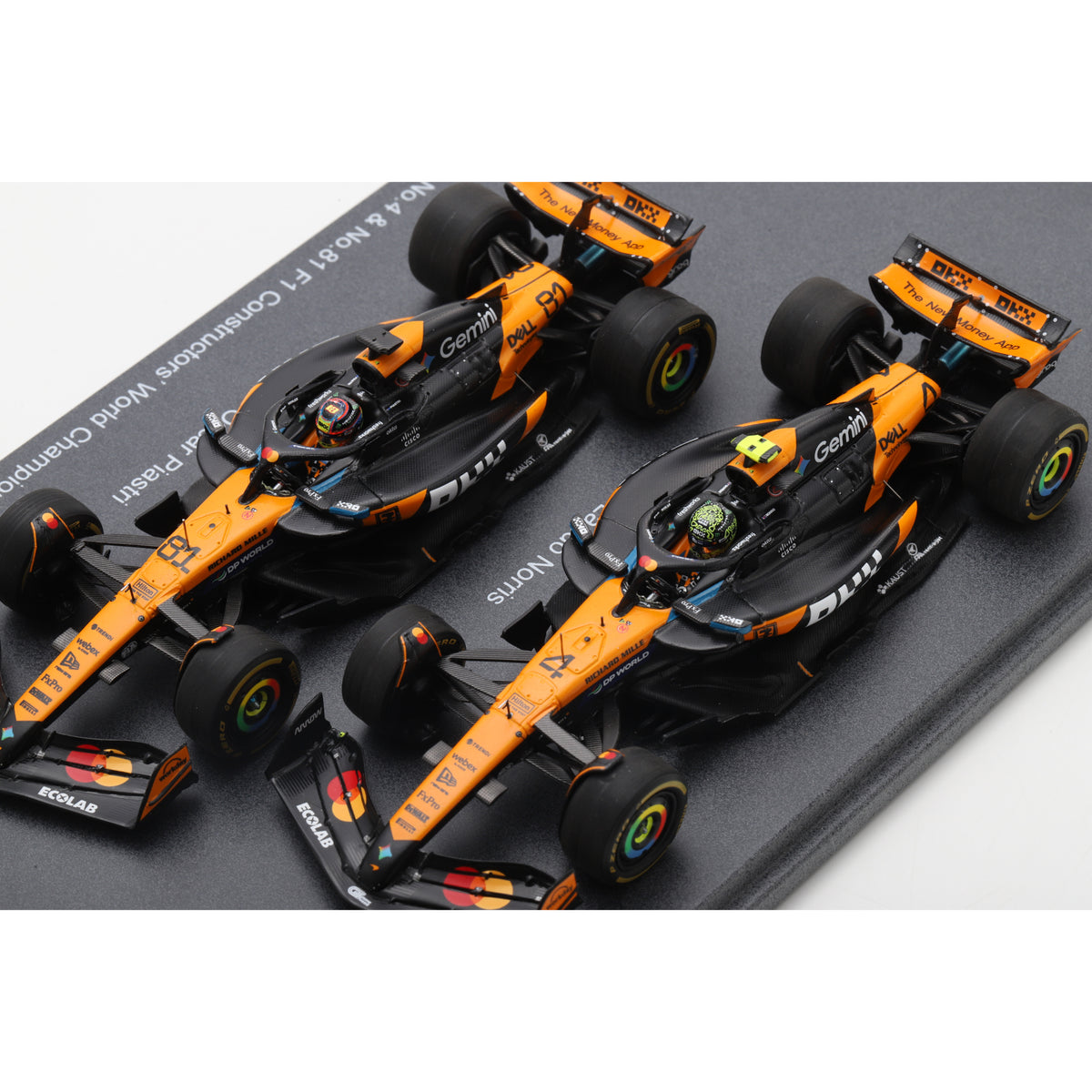 PRE-ORDER - Spark S9590 1:43 - McLaren MCL39 No.4 &amp; No.81 Formula 1 Constructors' Champion 2025 Lando Norris &amp; Oscar Piastri