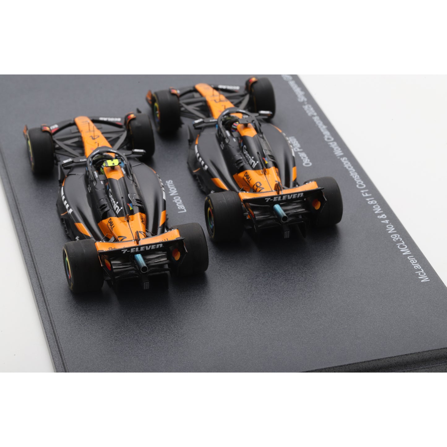 PRE-ORDER - Spark S9590 1:43 - McLaren MCL39 No.4 &amp; No.81 Formula 1 Constructors' Champion 2025 Lando Norris &amp; Oscar Piastri