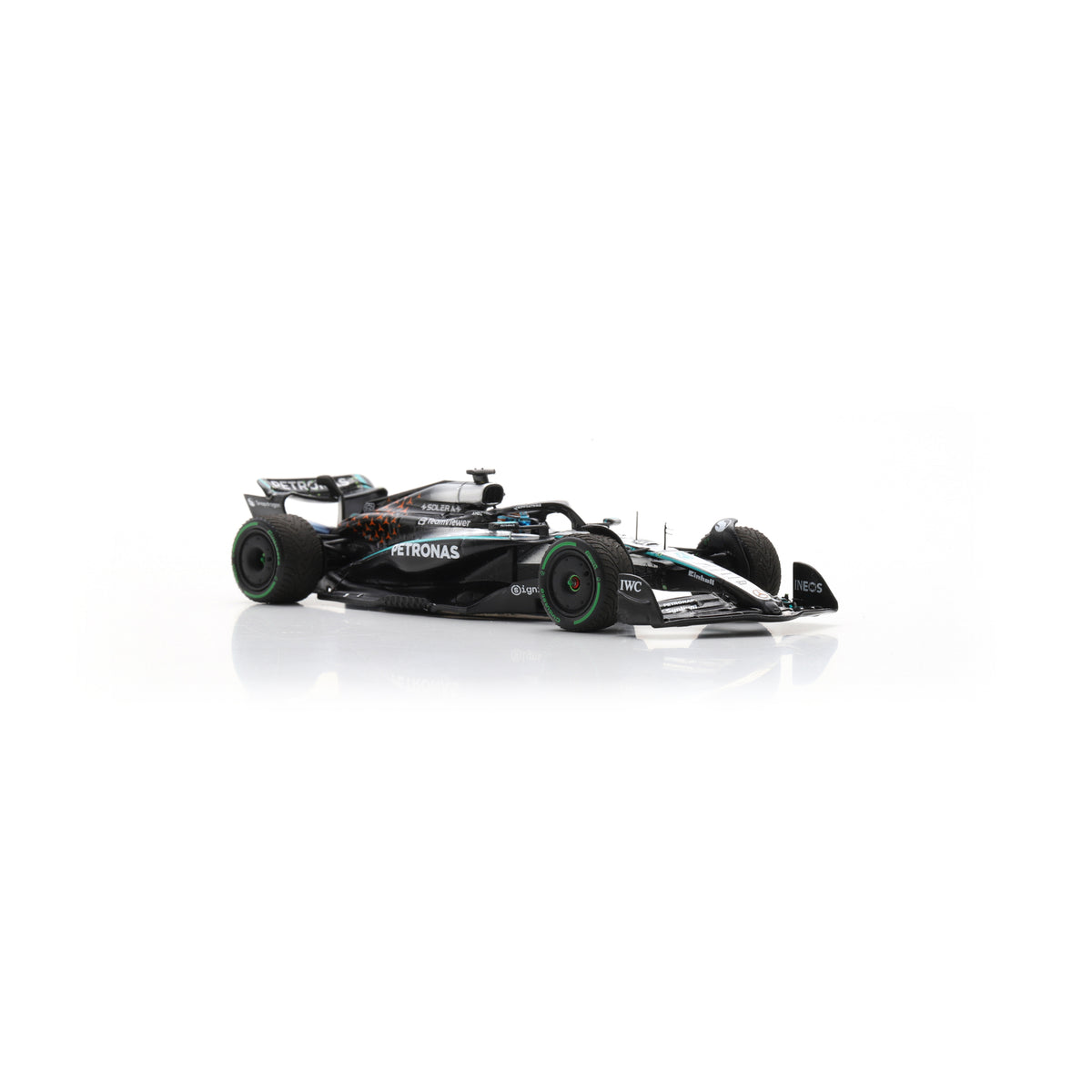 Spark S9598 1:43 - Mercedes W16 No.63 Mercedes-AMG PETRONAS Formula One Team British GP 2025 George Russell