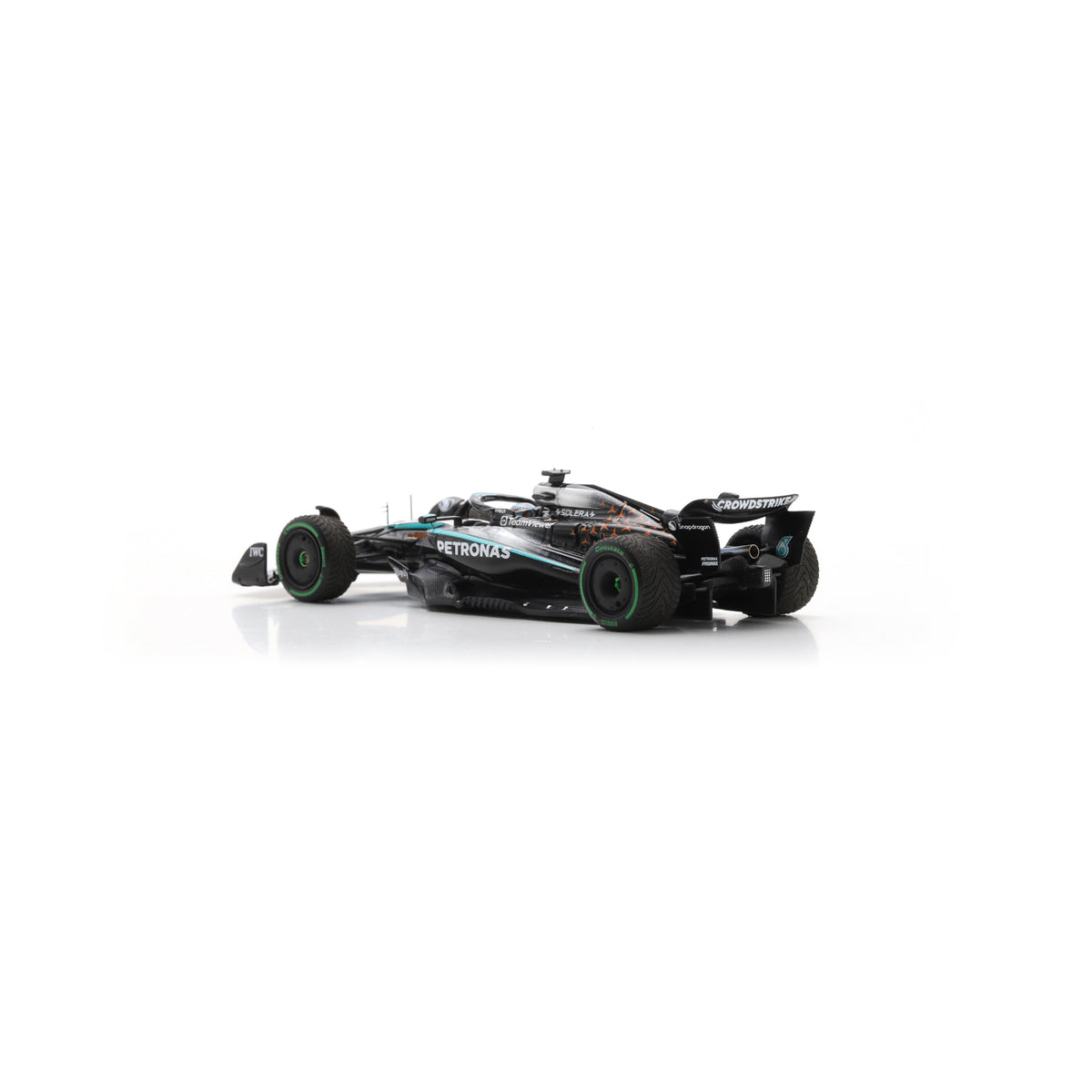 Spark S9598 1:43 - Mercedes W16 No.63 Mercedes-AMG PETRONAS Formula One Team British GP 2025 George Russell