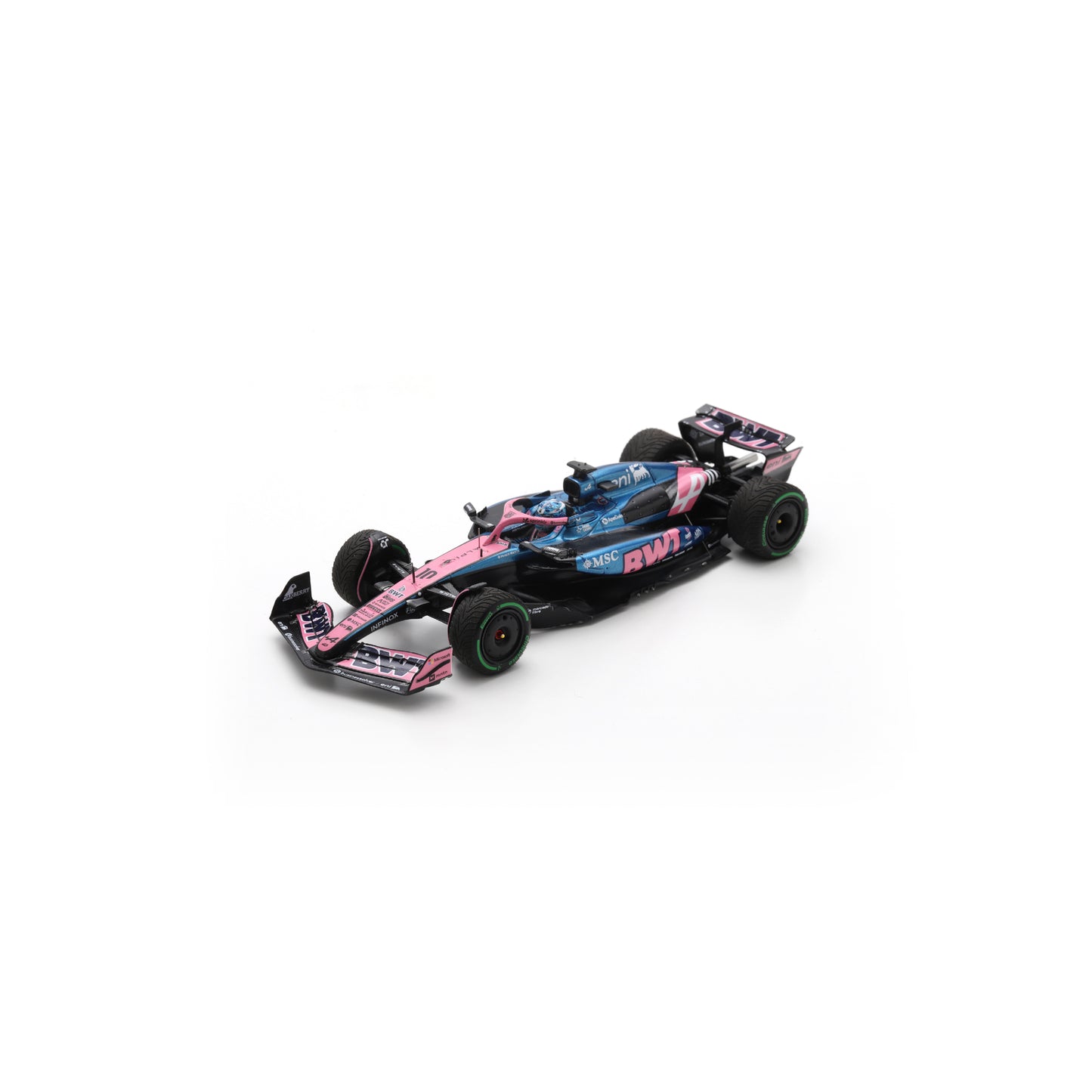 Spark S9615 1:43 - Alpine A525 No.10 BWT Alpine Formula One Team 6th British GP 2025 Pierre Gasly