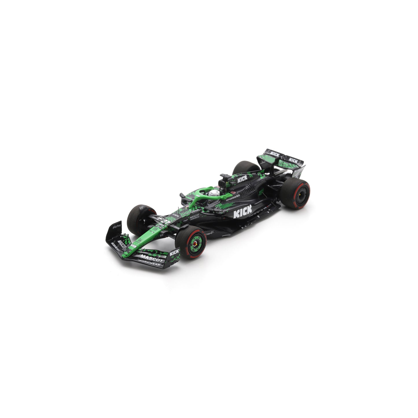 Spark S9620 1:43 - Kick Sauber C45 No.27 Stake F1 Team Kick Sauber 5th Spanish GP 2025 Nico Hulkenberg