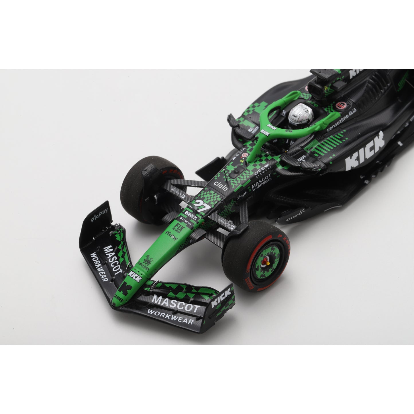 Spark S9620 1:43 - Kick Sauber C45 No.27 Stake F1 Team Kick Sauber 5th Spanish GP 2025 Nico Hulkenberg