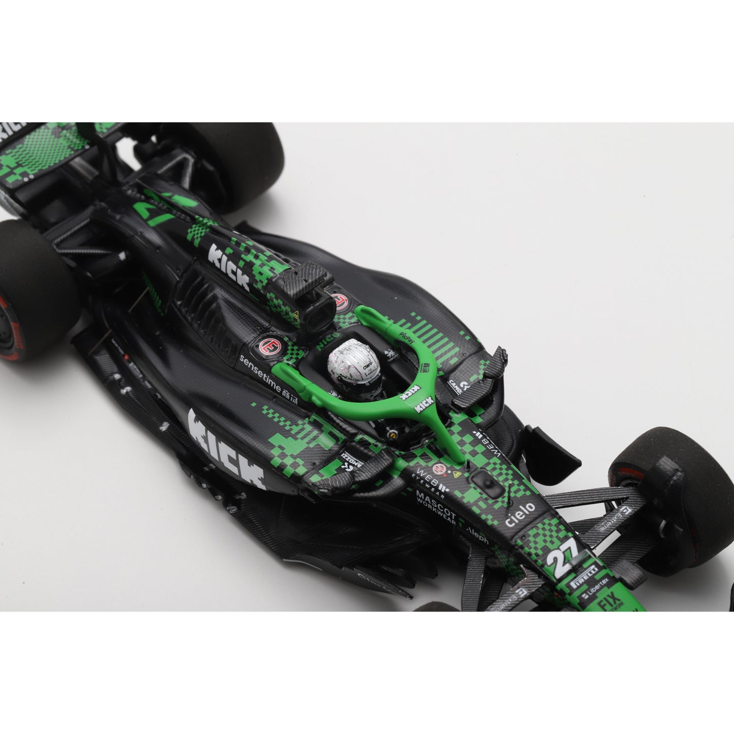 Spark S9620 1:43 - Kick Sauber C45 No.27 Stake F1 Team Kick Sauber 5th Spanish GP 2025 Nico Hulkenberg