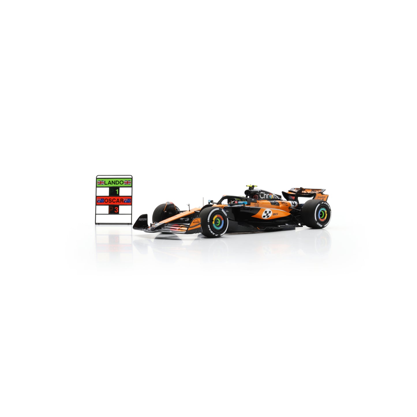 PRE-ORDER - Spark S9622 1:43 - McLaren MCL39 No.4 McLaren Formula 1 Team Winner Monaco GP 2025 Lando Norris