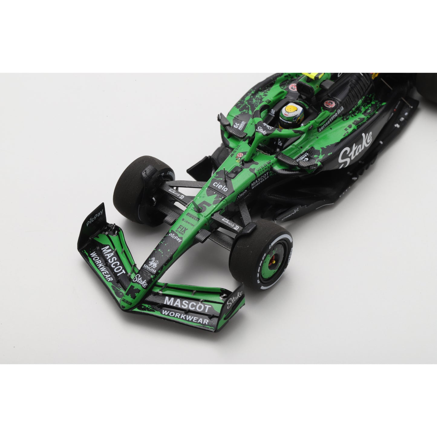 Spark S9626 1:43 - Kick Sauber C45 No.5 Stake F1 Team Kick Sauber Miami GP 2025 Gabriel Bortoleto