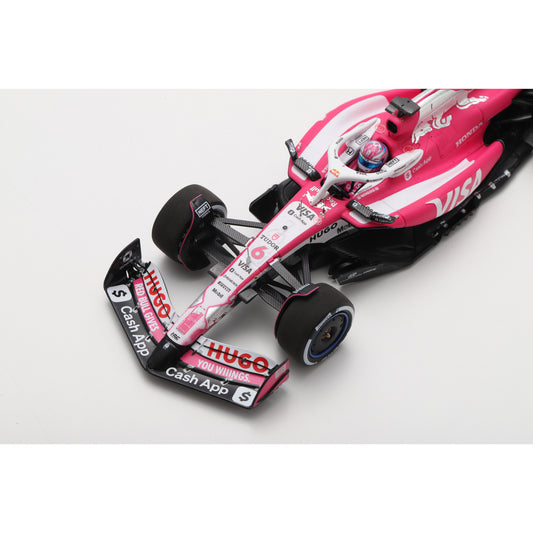Spark S9628 1:43 - Racing Bulls VCARB 02 No.6 Visa Cash App Racing Bulls Formula One Team Miami GP 2025 Isack Hadjar