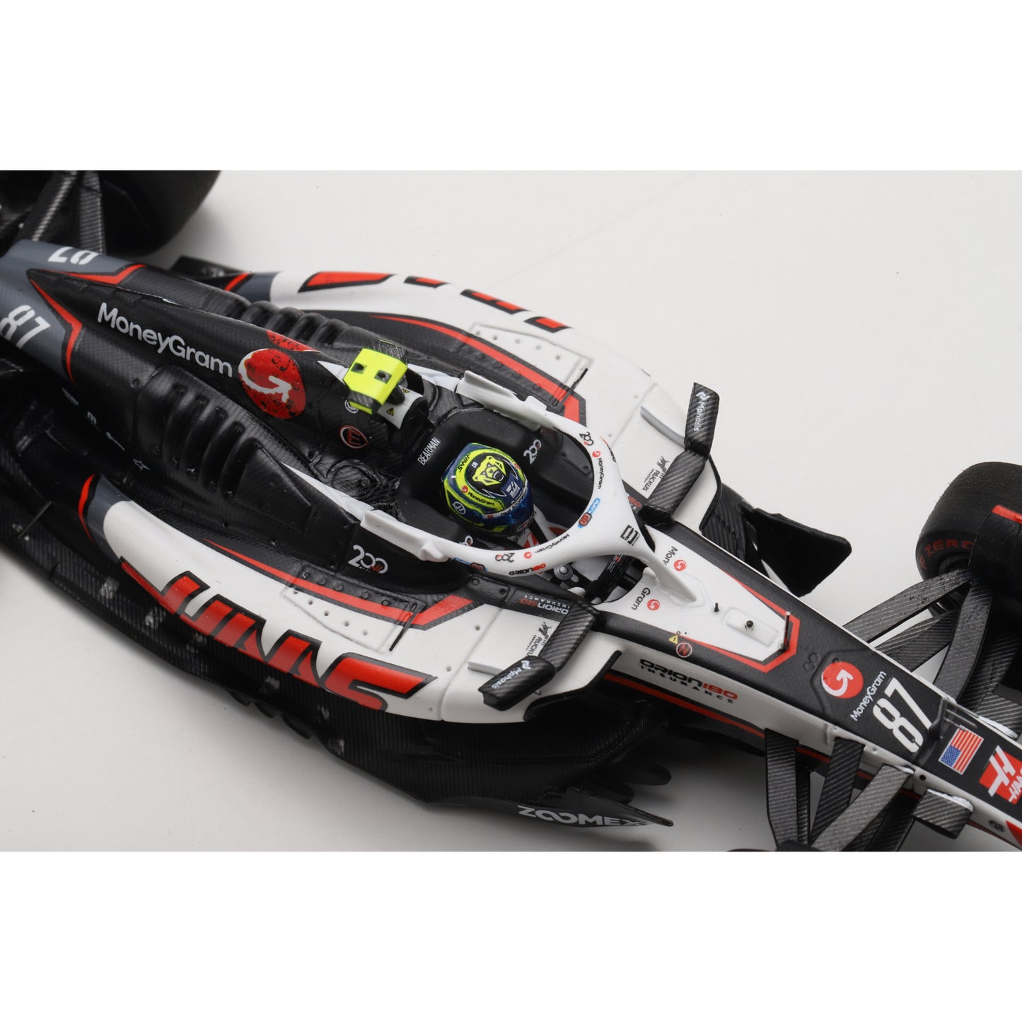Spark S9629 1:43 - Haas VF-25 No.87 MoneyGram Haas F1 Team Canadian GP 2025 - 200th GP Oliver Bearman