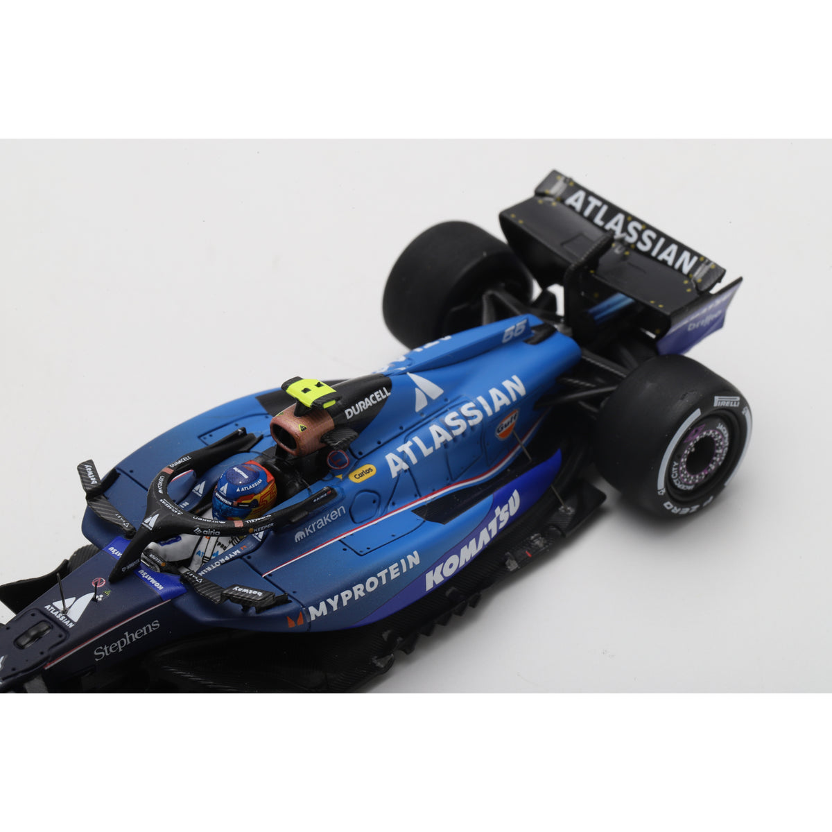 Spark S9633 1:43 - WILLIAMS FW47 N°55 Williams Racing 3rd Azerbaijan GP 2025 Carlos Sainz (with pit board)