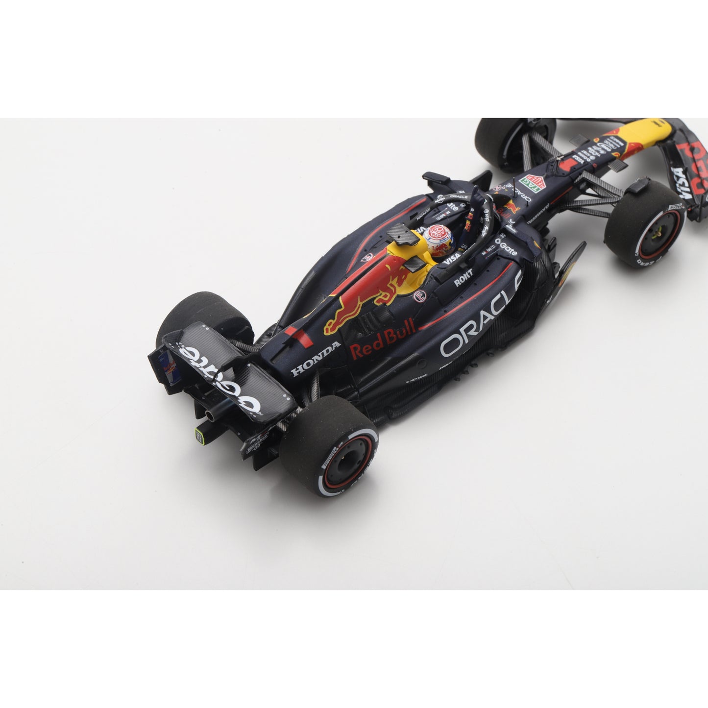 Spark S9636 1:43 - RED BULL Racing RB21 No. 1 Oracle Red Bull Racing Winner Italy GP 2025 Max Verstappen - Oracle 50 Wins (with pit board)