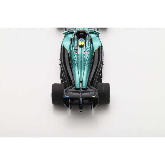 Spark S9639 1:43 - ASTON MARTIN AMR25 N°14 Aston Martin Aramco Formula One Team 5th Hungarian GP 2025 Fernando Alonso