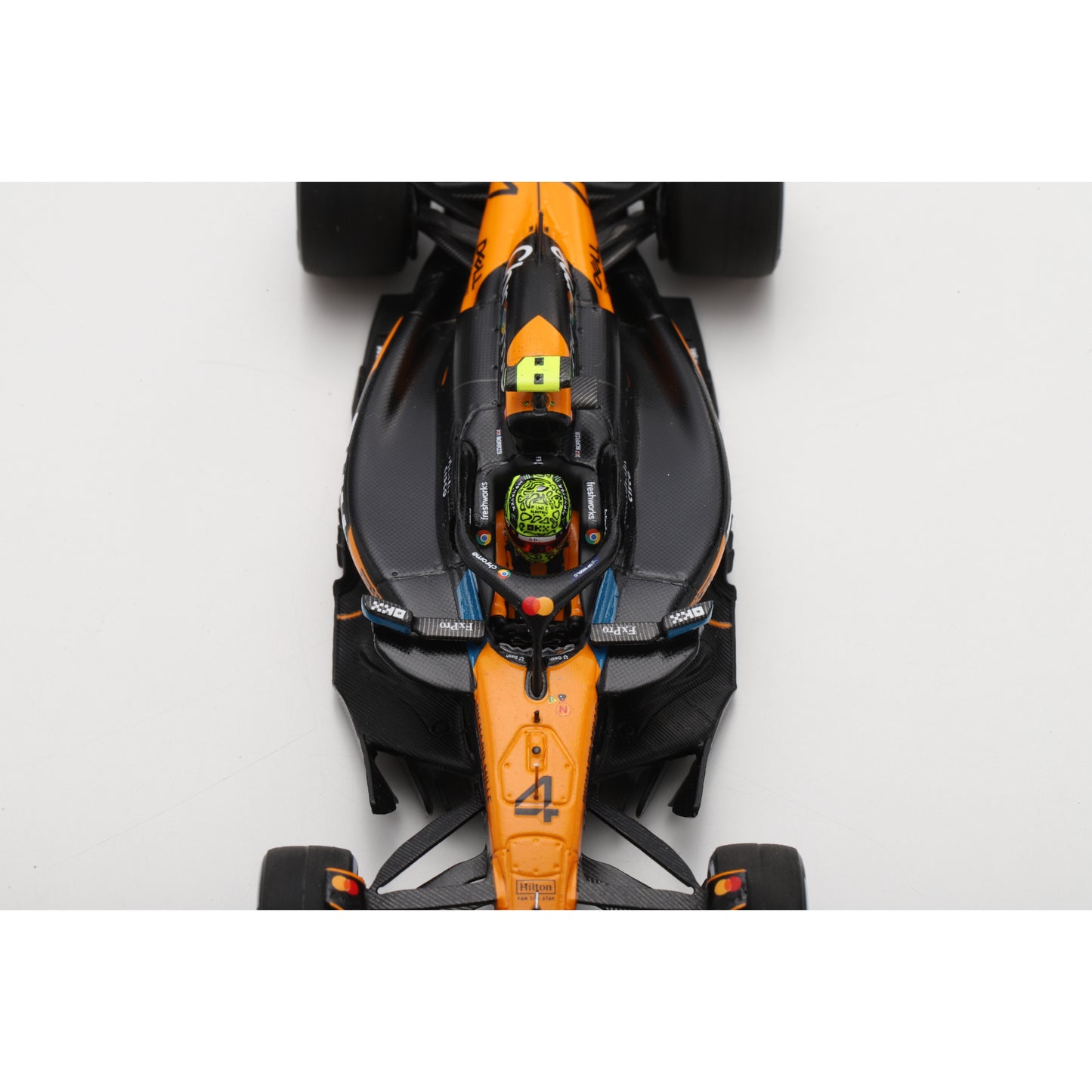 Spark S9640 1:43 - MCLAREN MCL39 N°4 McLaren Formula 1 Team Winner Hungarian GP 2025 Lando Norris - McLaren 200th GP win (with pit board)