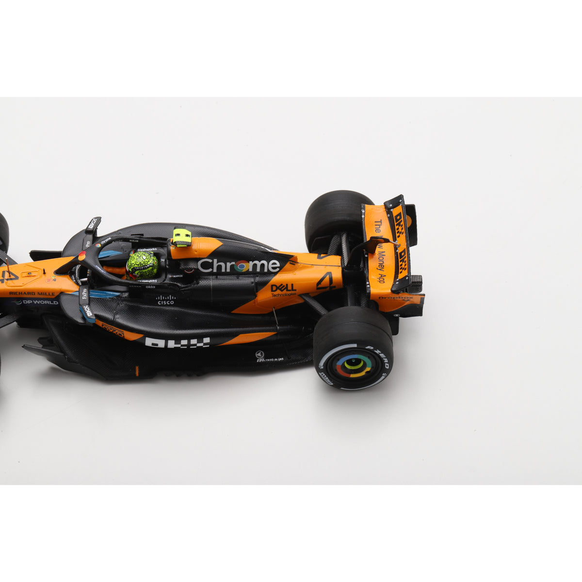 Spark S9640 1:43 - MCLAREN MCL39 N°4 McLaren Formula 1 Team Winner Hungarian GP 2025 Lando Norris - McLaren 200th GP win (with pit board)