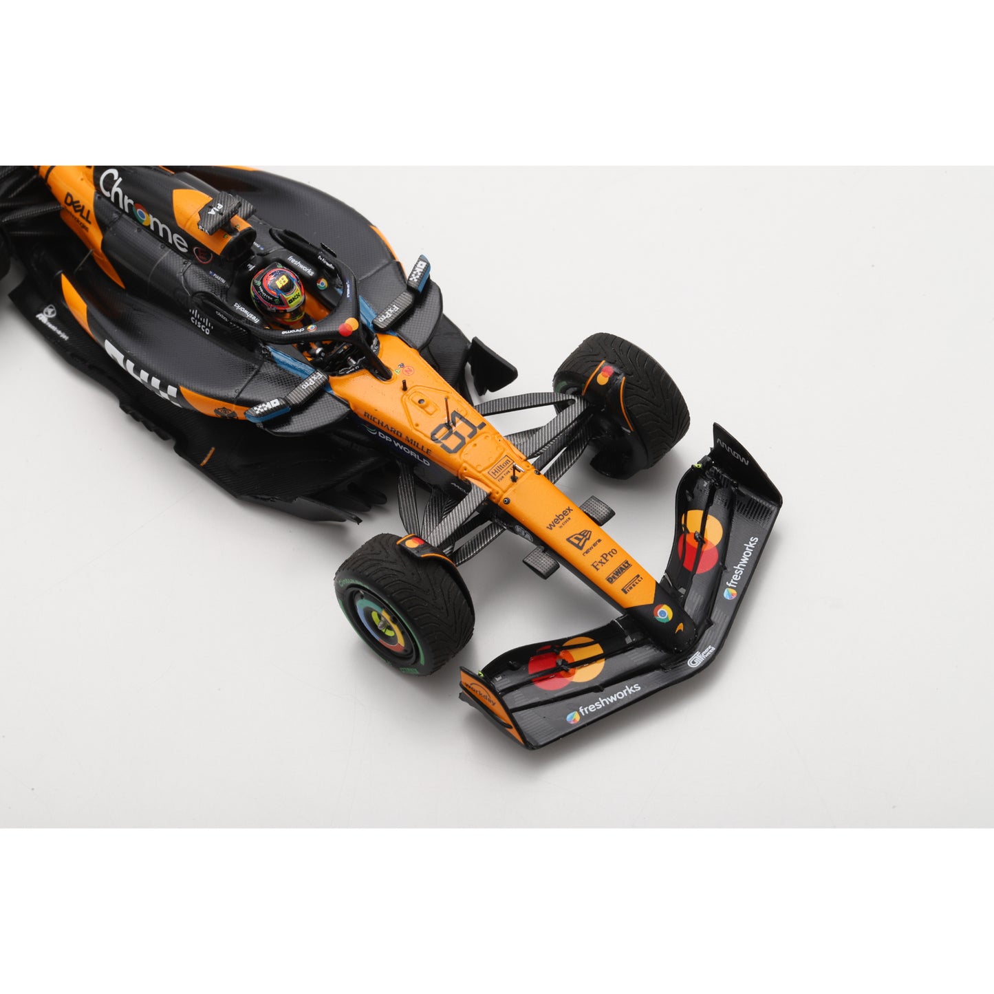 Spark S9641 1:43 - MCLAREN MCL39 N°81 McLaren Formula 1 Team Winner Belgian GP 2025 Oscar Piastri
